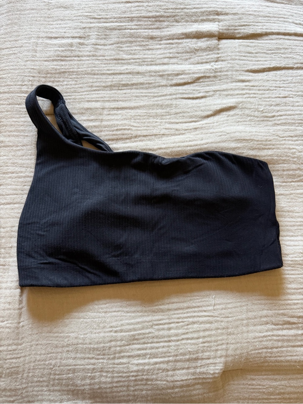 lululemon athletica Black One-Shoulder Swim Top